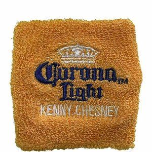 2 x Corona Lt Kenny Chesney Terry Cloth Wrist Band